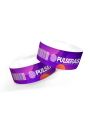 dados variáveis ​​das pulseiras tyvek