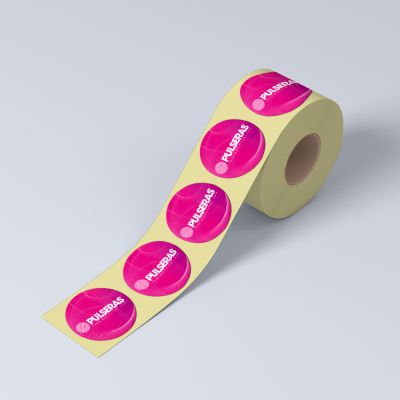 Adesivos e adesivos em rolo