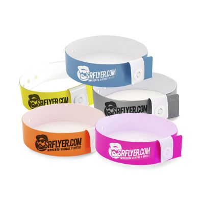 pulseras vinilo serigrafiadas