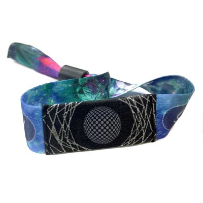 Pulseiras de tecido RFID com chip interno