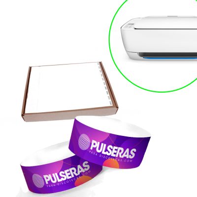 Pulseiras Tyvek imprimíveis